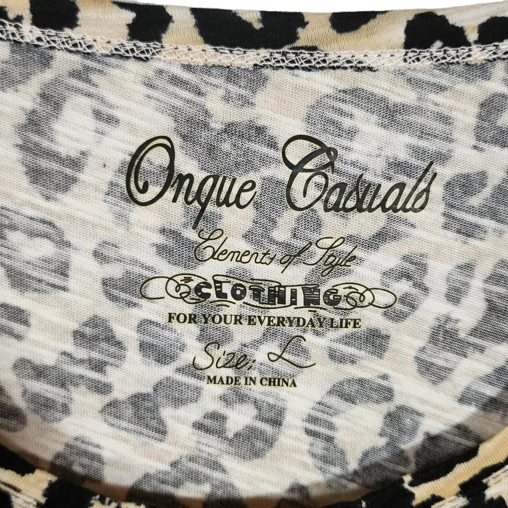Onque Casuals leopard twin